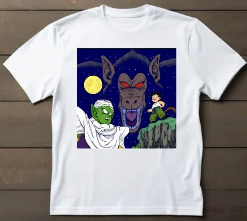 Goku Dragon Ball Z Men's T Shirt Kamehameha Short Sleeve Super Saiyan Summer Cotton Women Tee Streetwear Casual High Quality Top view 4