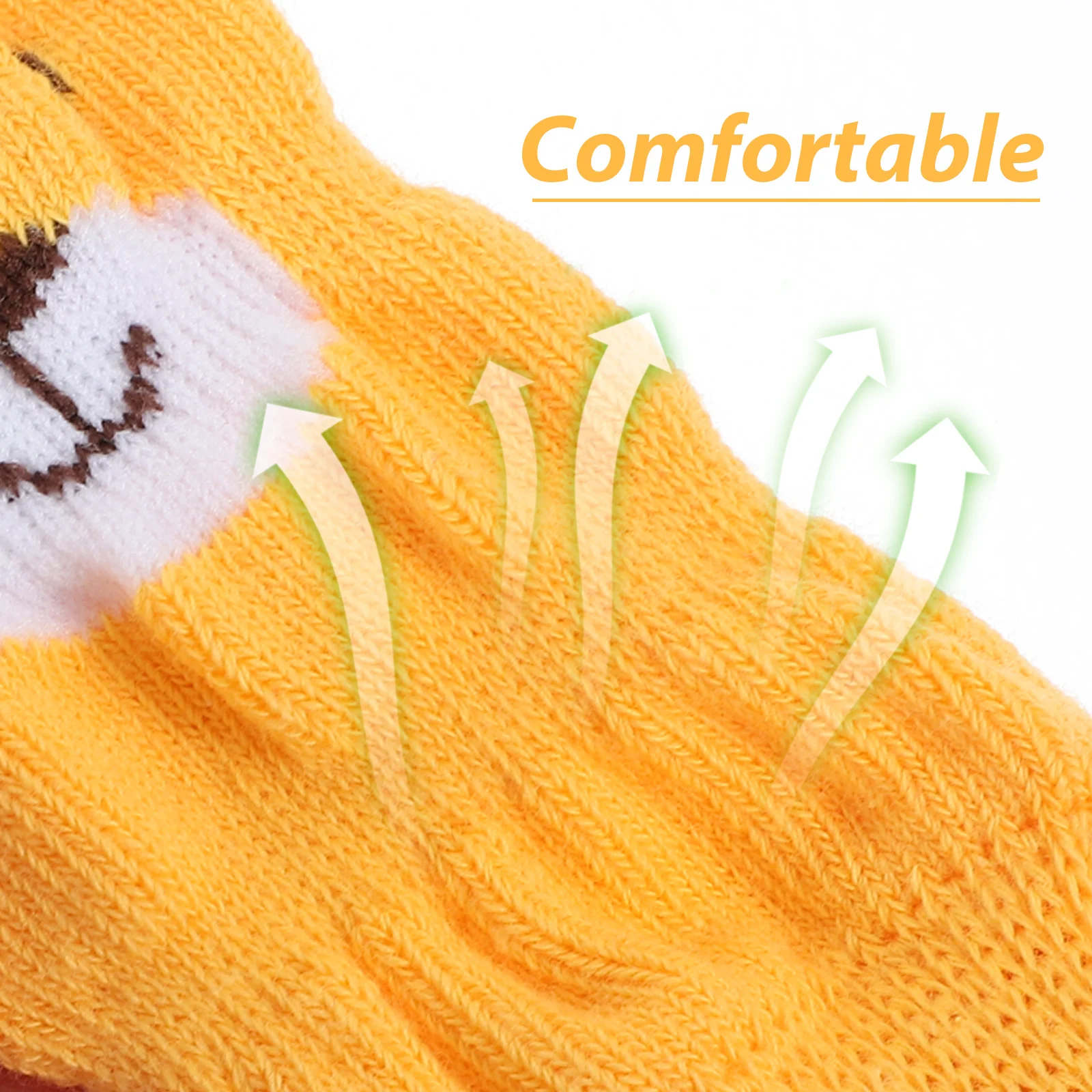 

4Pcs Puppy Socks Dog Knee Protectors Non-Slip Comfortable Material for Pet Leg Safety Indoor Outdoor Winter Dog Leggings