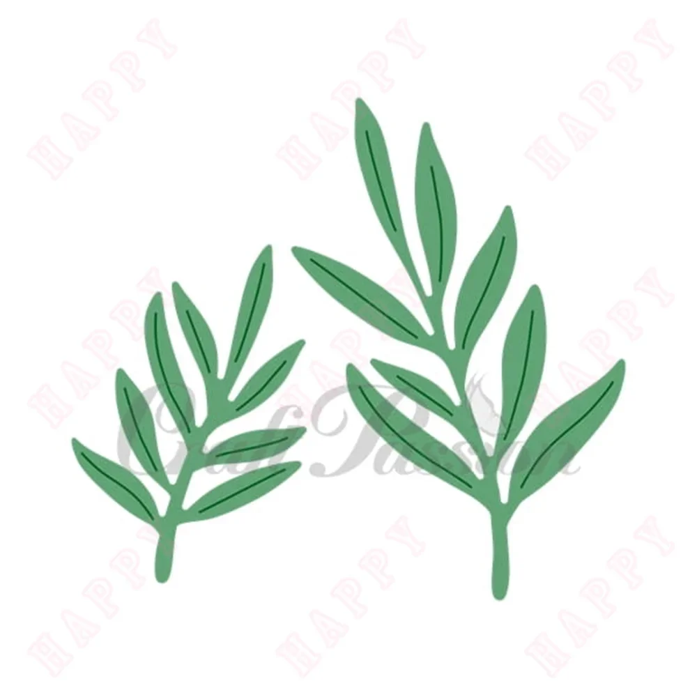 

Metal Cutting Dies Decoration For DIY Olive branches Scrapbooking Diary Album Paper Template Card Embossing Handcraft holiday