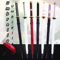 Roronoa Zoro Katana Umbrella Creative One Piece Umbrellas Real Full Size Japanese Anime Long Parasol Cosplay Prop Life Supplies