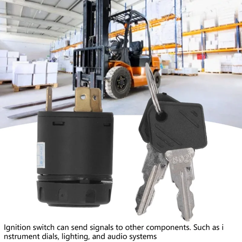 Forklift Ignition Switch Key Stainless Steel 7915492618 Ignition Key For Linde L14 16 14AP 16AP 372