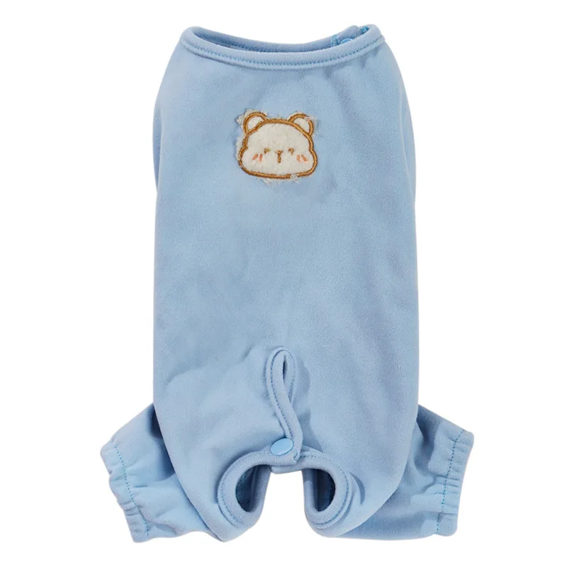 

Clothes Blue Ragdoll Anti-Shedding Autumn Winter Pet Belly Kitten Four-Legged Outfit