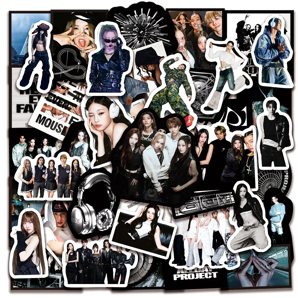

50Pcs/Set Idol ALLDAY PROJECT Water Cup Waterproof Notebook Decorative Stickers ANNIE BAILEY TARZZAN WOOCHAN YOUNGSEO Fans Gift