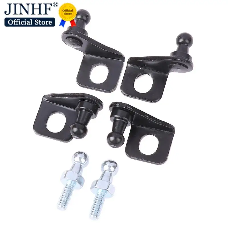 1Pair Universal Car Ball Stud Gas Shock Struts Mounting Bracket for Gas Spring Struts Lift Support Shock