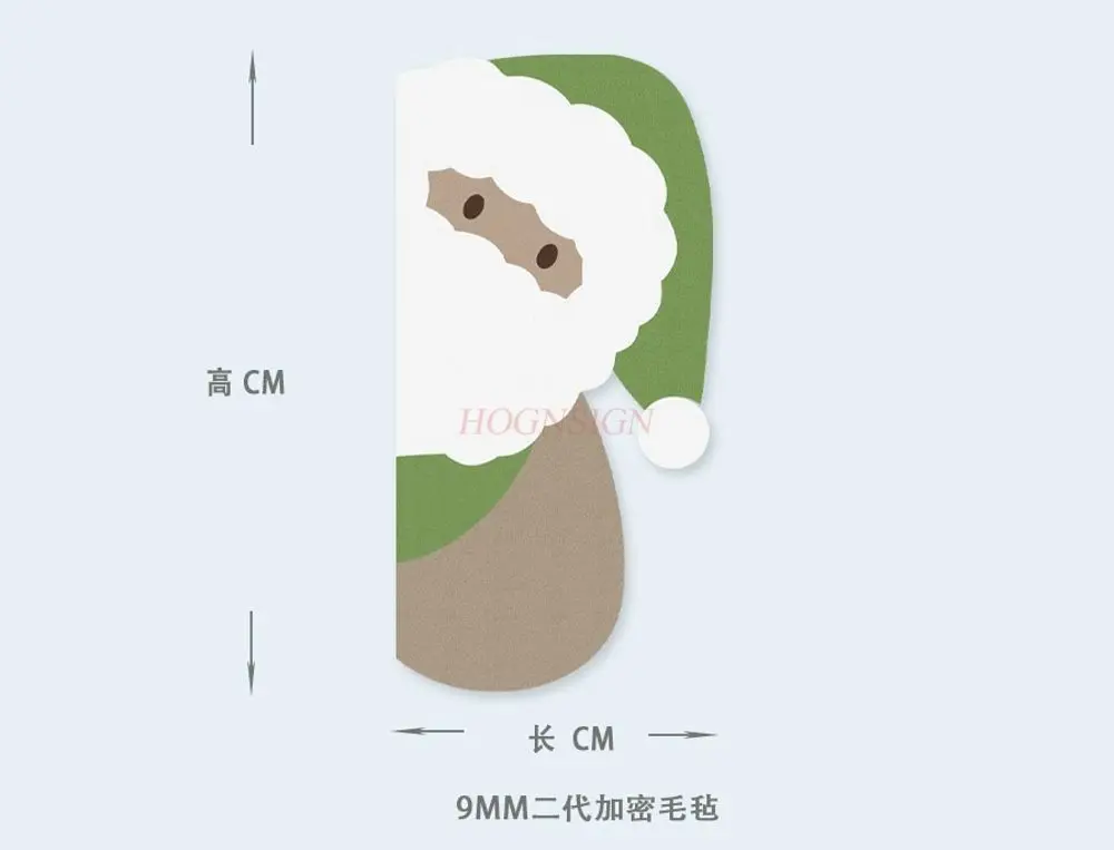 1pcs Santa Claus felt wall stickers classroom cultural wall decoration Christmas themed decoration photo wall