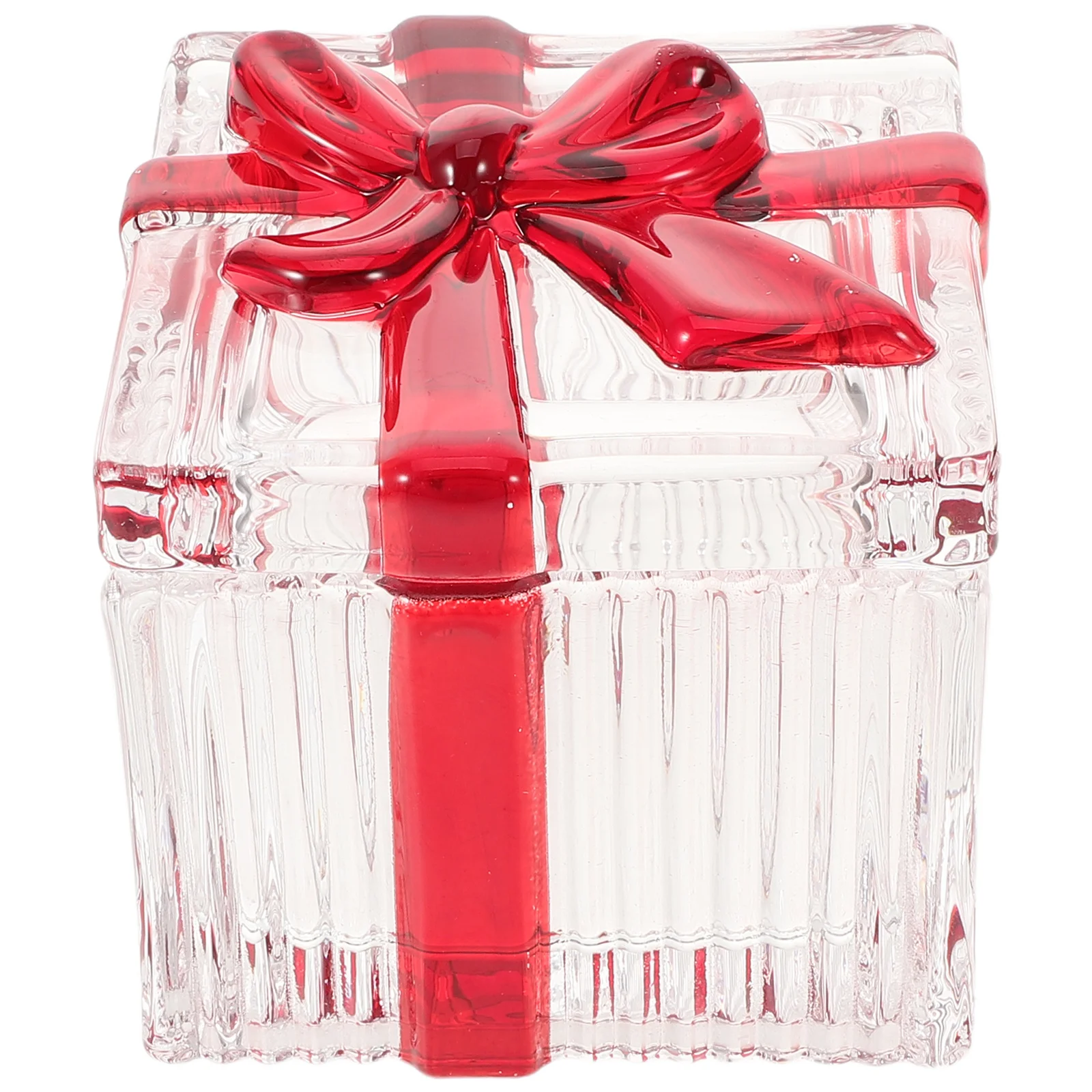 

Glass Heart Shape Embossed Candy Jar Crystal Trinket Box Decorative Jewelry Holder Valentines Day Storage Jar Wedding Gift