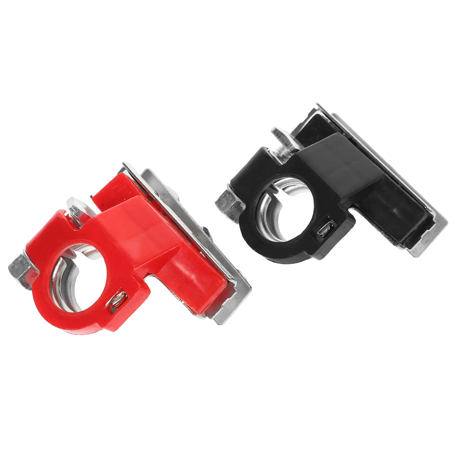Heavy Duty 3-Way Battery Terminal Connector for Car – Multi-Cable Split Plastic & Iron Vehicle Battery Clamp