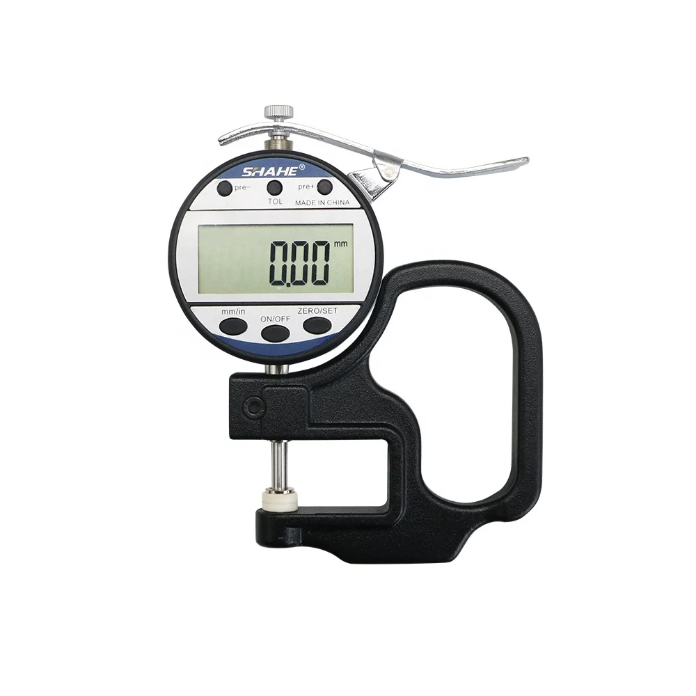 0-10 mm 0.01 mm Digital Thickness Gauge for Leather Glass Thickness Gauge Electronic Thickness Gauge