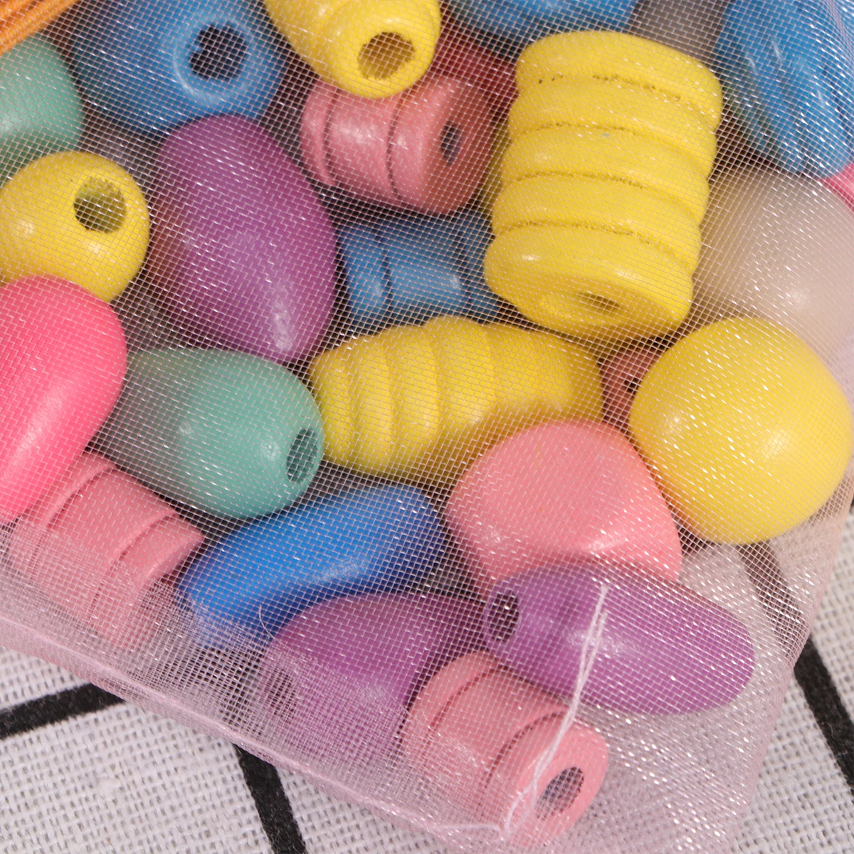1Pack Assorted -Friendly Beads for Kids Amblyopia Training and Creative Intellectual Development String Beads