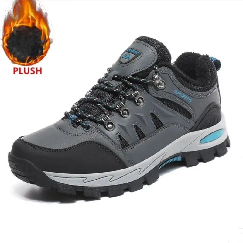 Lightweight Men Hiking Shoes Couple Outdoor Comfortable Trekking Sneakers Women Climbing Athletic Shoes Large Size 48