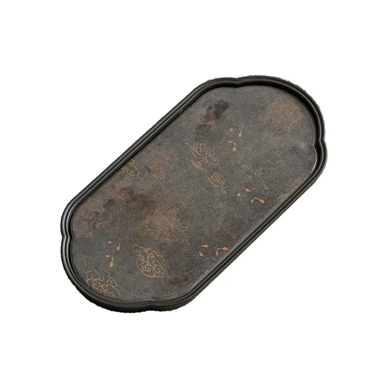 

New Chinoiserie Absorbent Tea Tray One Person Small Tea Table Dry Soaking Table Tea Sea Drain