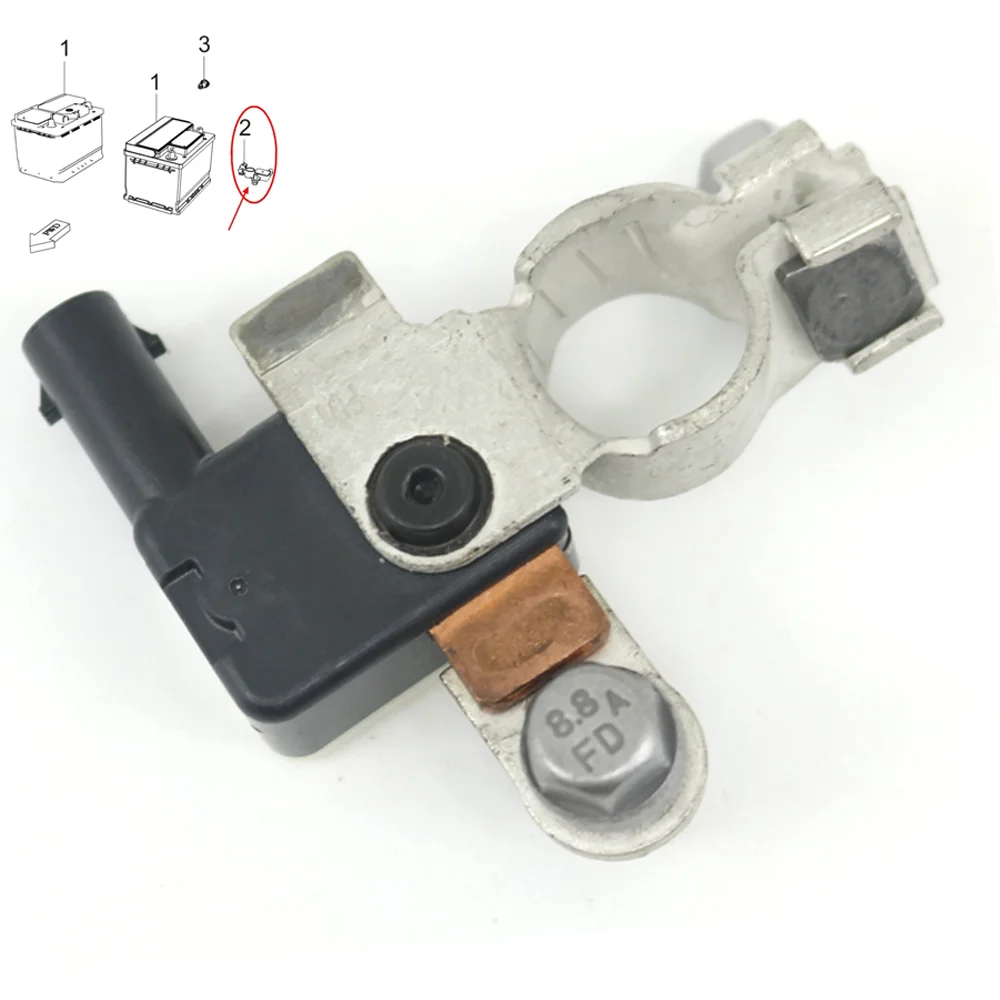 IBS Minus Voltage Current Battery Monitoring Sensor Terminal End Plug Connector 3703020BS01 For Changan Alsvin 2018-2025
