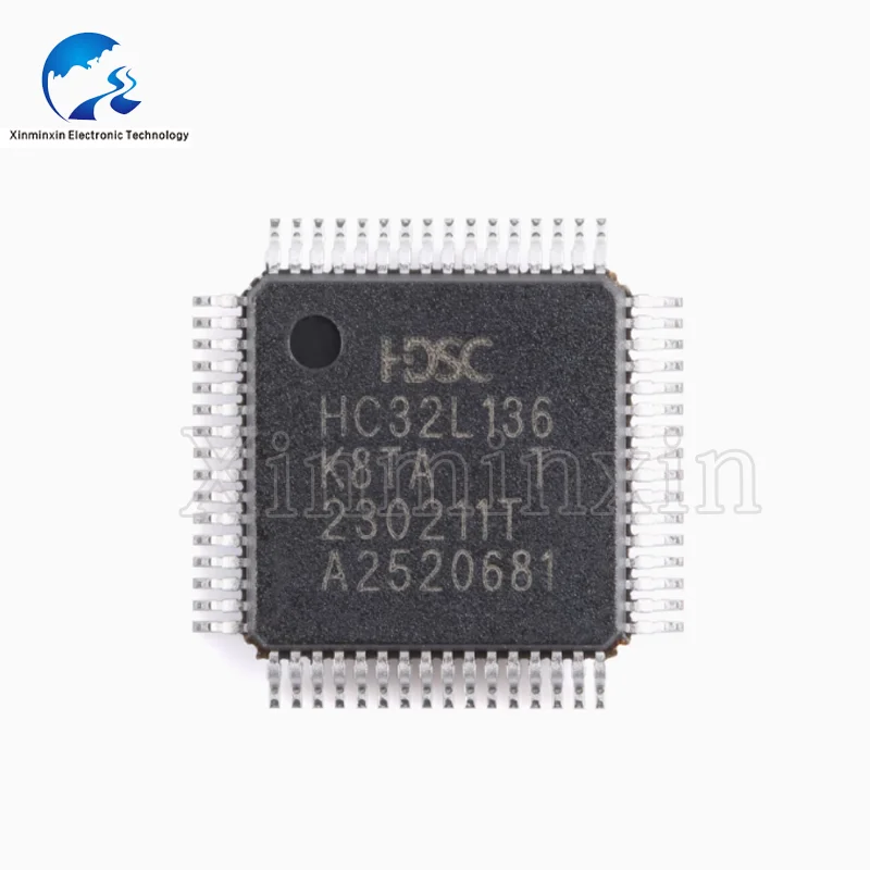 

1PCS/LOT HC32L136K8TA LQFP-64(10x10) single-chip microcomputer IC chip new original in stock