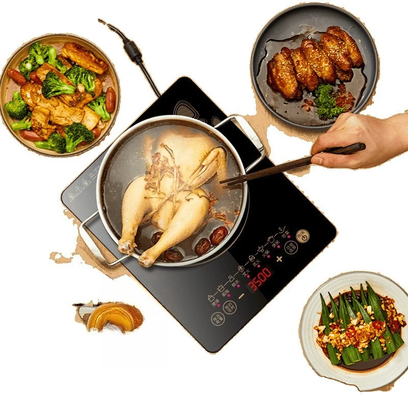 

Induction cooker household 3500 high-power stove new vegetable pot integrated full set of battery stove