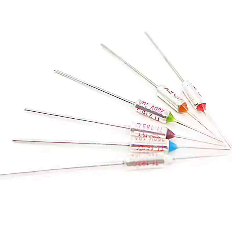 13 Kinds Values=65pcs Assortment Kit Thermal Fuse 10A 250V Thermal Cutoffs 72C degree - 240C degree Temperature fuse