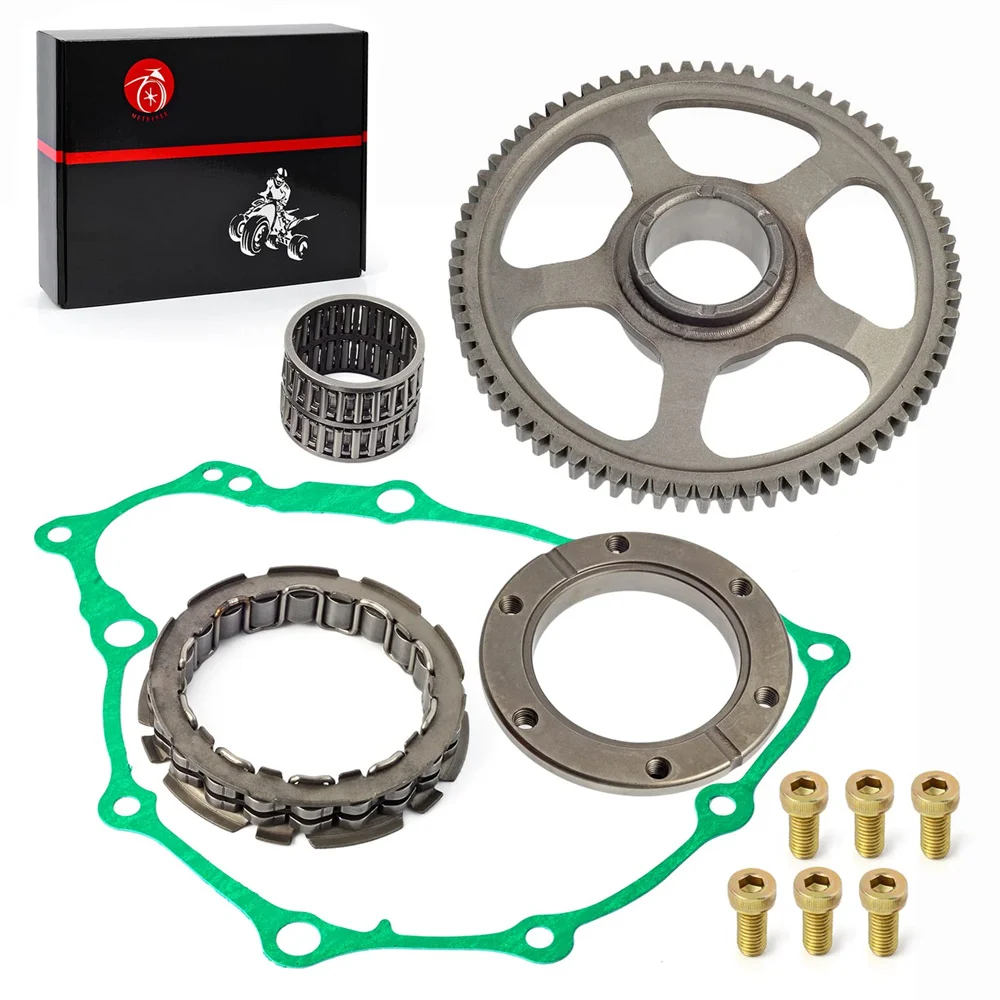 Starter Clutch One Way Bearing and Gear Idler Kit & Gasket For Honda 1999-2007  TRX400EX Sportrax 400 2x4