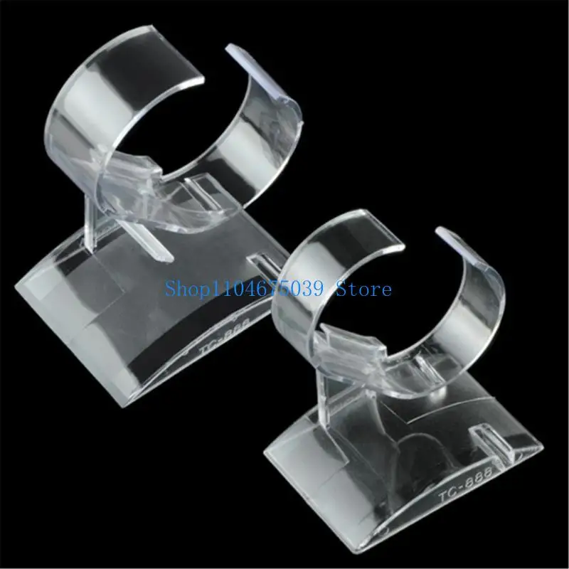 

5asd Portable C Watch Display Clear Plastic Materials Jewelry Organization for Jewelry and Accessories