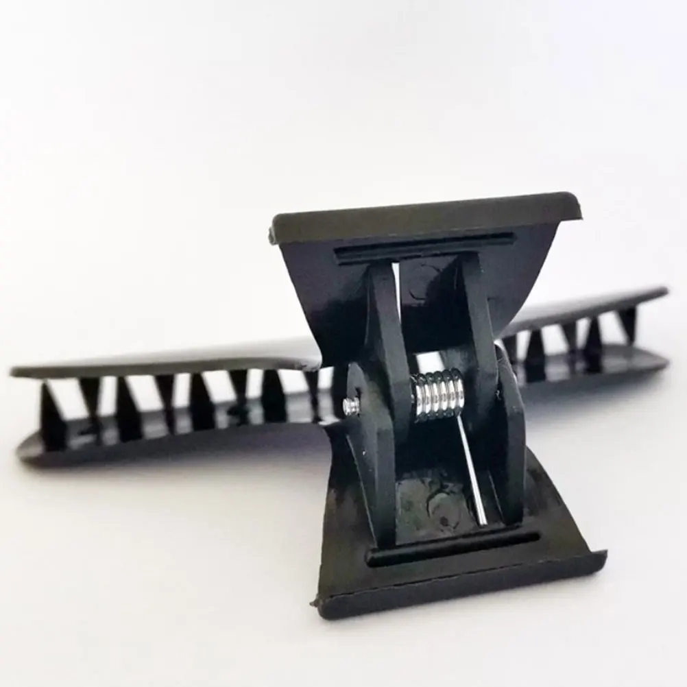 

Butterfly Hair Clip Black Plastic Premium Durable Salon Hairdressing Clamps Fixing Easy Firm Hold No Damage Decorative Suitable