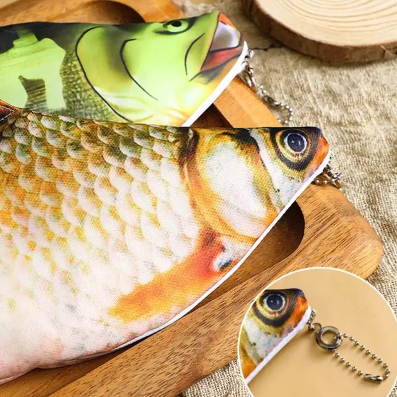 Fish Pen Holders Storage for Study Simulated Fish Pencil Case Storage K92C