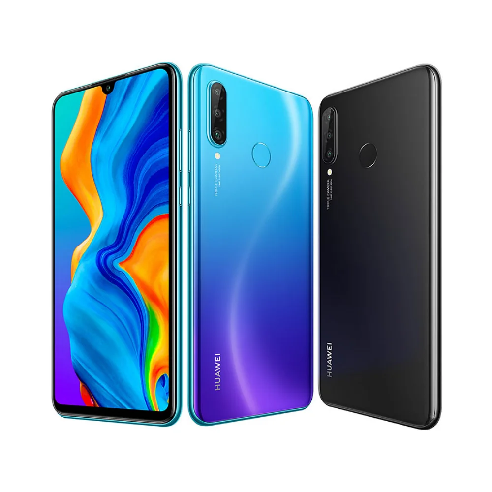 Global huawei p30 lite smartphone android 6.15 polegada 128gb rom 4gb ram 48mp + 32mp telefone celular google play desbloqueado telefones celulares