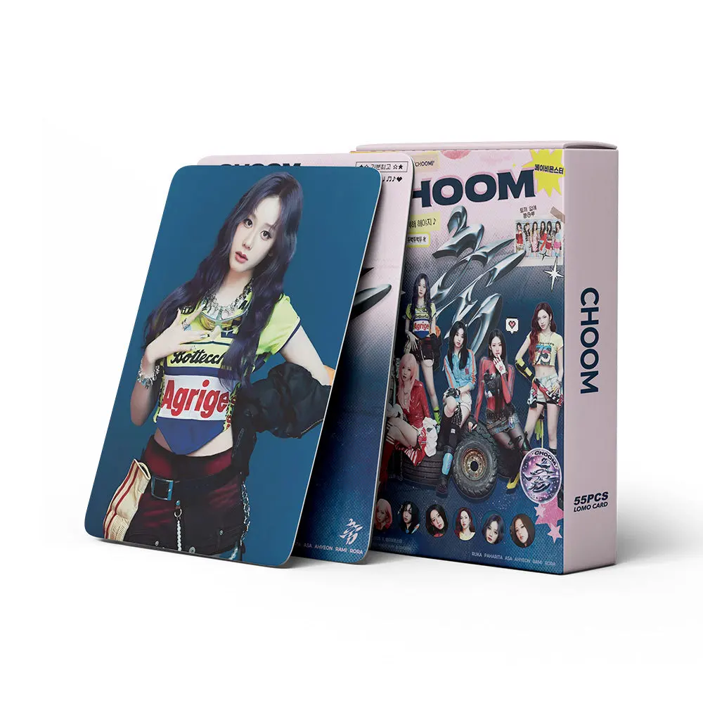 55PCS K-pop Girl Group 3rd Mini Album '춤 CHOOM' Celebrity LOMO Card Fan Support Collectible Card Gift