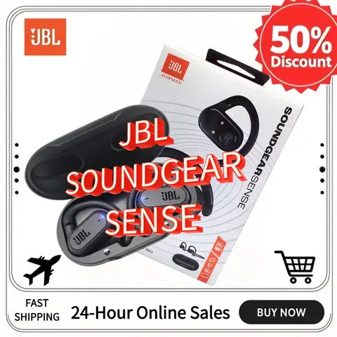 JBL Soundgear Sense True Wireless Running Earphones Open-Ear Sports Bass Sound Music Headset for Active HK Version