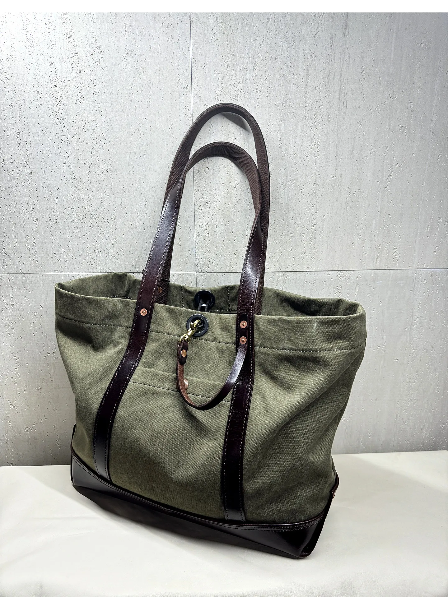 Tas tote vintage organizer bua - Vintage Leatherwork ulasan dan harga