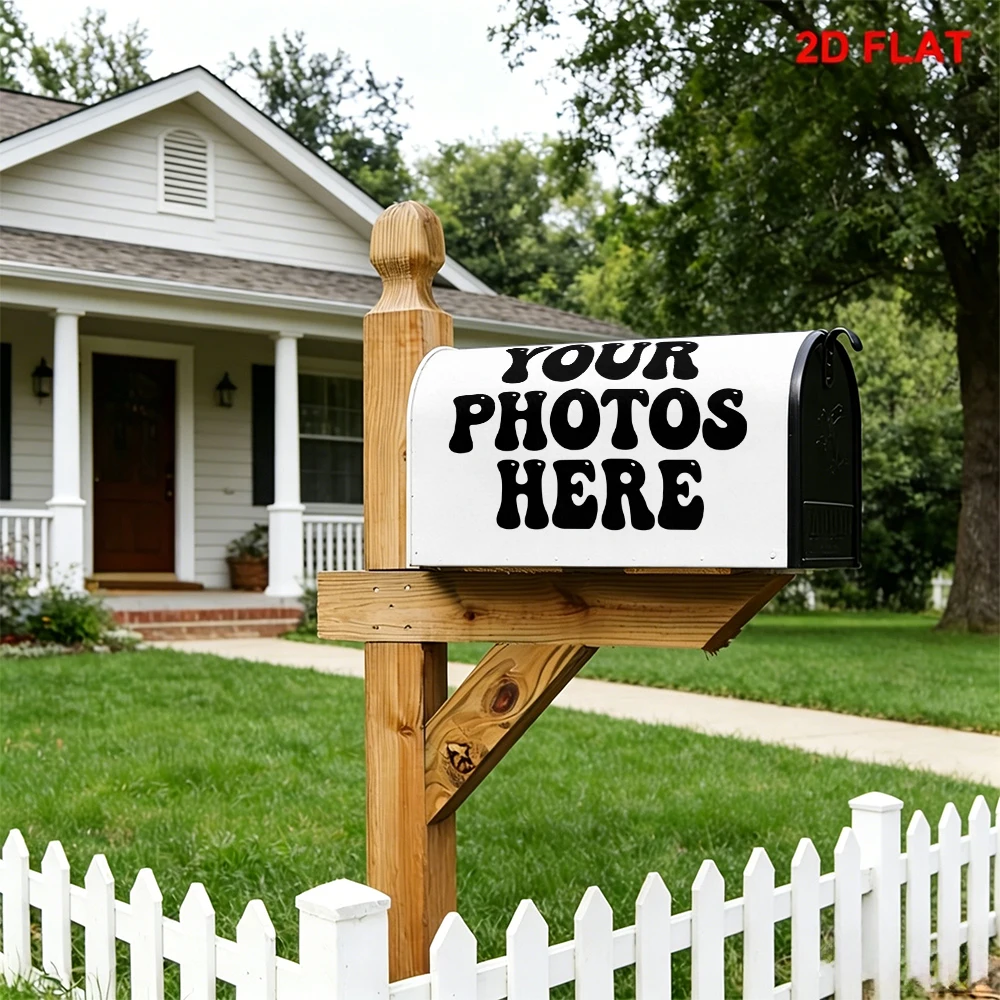 Custom Photo Mailbox Cover, Personalized Mailbox Wrap, Creative Mailbox Decor