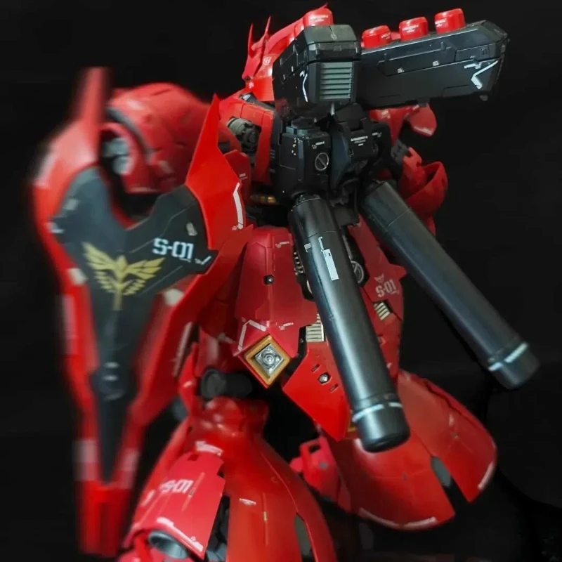 RG 1/144 MSN-04 SAZABI الجمعية أطقم منمذجة عمل أرقام Gk لعبة Freebie الشارات المائية أنيمي الميكانيكية حلية الصبي تحصيل هدية