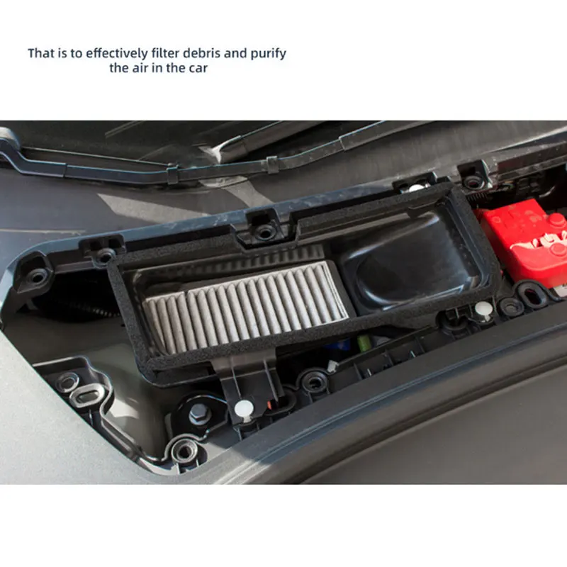 

Car Air Flow Vent Cover Trim For Tesla Model 3 21-23 Auto Air intake filter Accessories Anti-Blocking Model3 Intake Protection