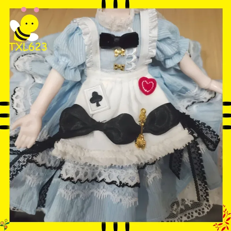 

Blue Feather Concerto Alice Series Outfit for 1/6 BJD Dolls New Chinese Style Kawaii Exquisite Action Doll Dress