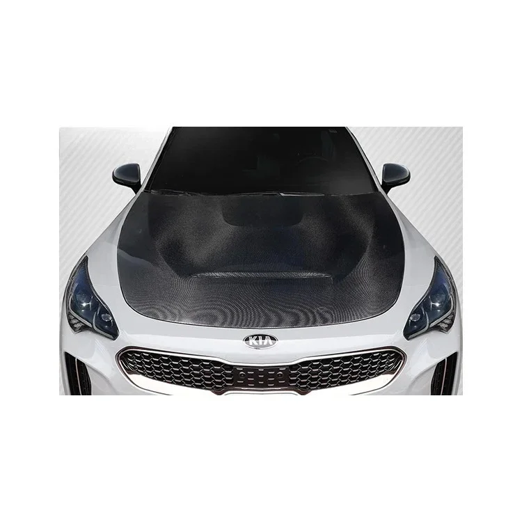 New Madly Carbon Fiber Stinger Hood For Kia Stinger GTS Look Hood For Kia Stinger Bonnet 2018-2023 Year