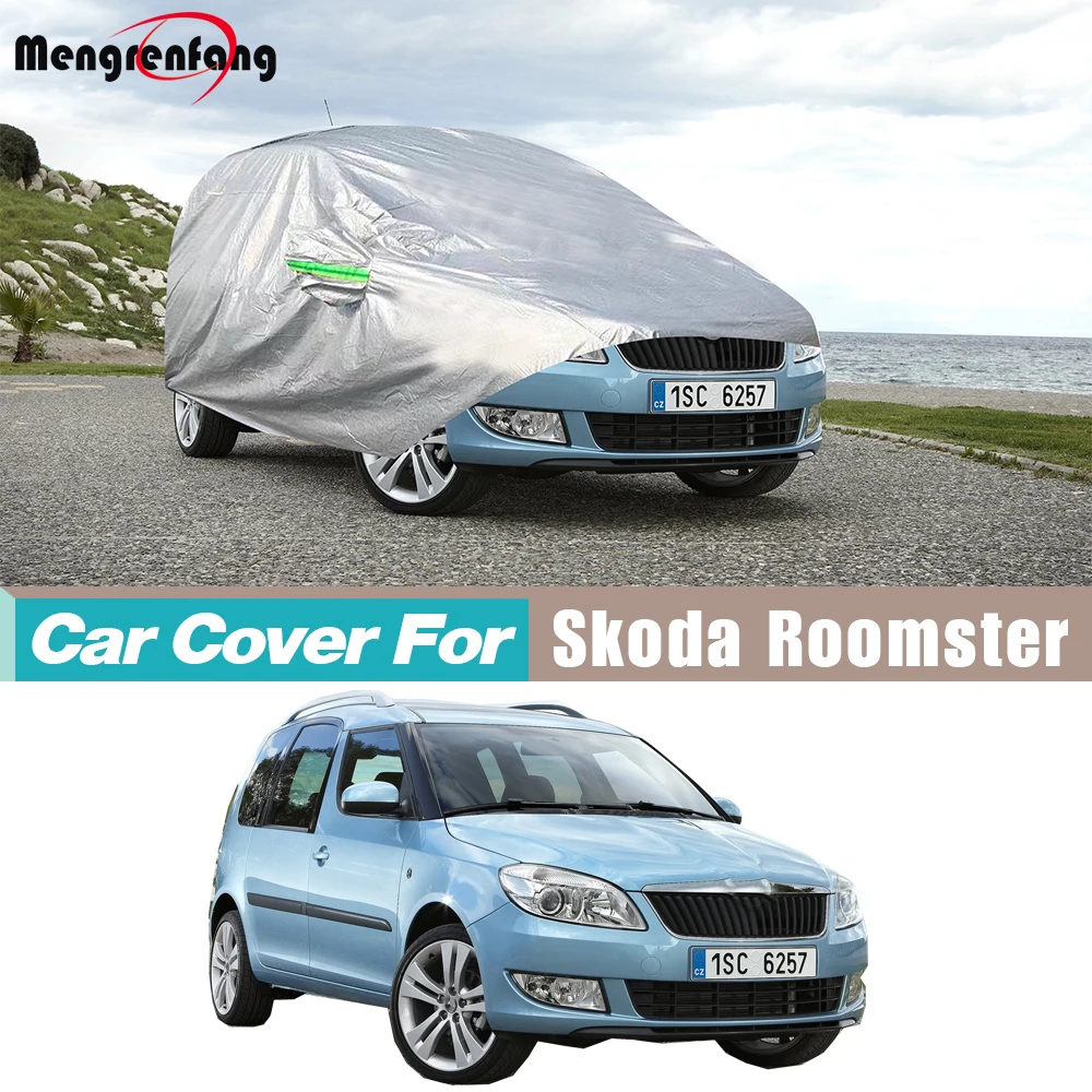 

Car Cover MPV Indoor Outdoor Sun Rain Snow Paint Protect Cover Windproof For Skoda Roomster 2006-2026