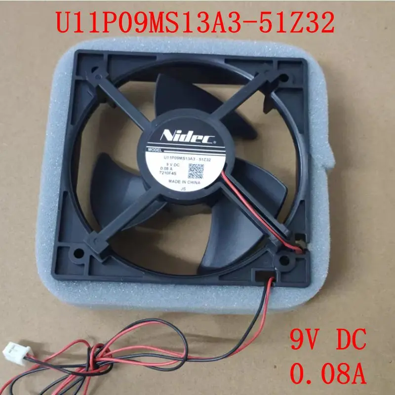 NEW for Haier Refrigerator Display Cabinet Fans Cooling Fan U11P09MS13A3-51Z32 9 V DC 0.08A Refrigeration Freezer Fan parts