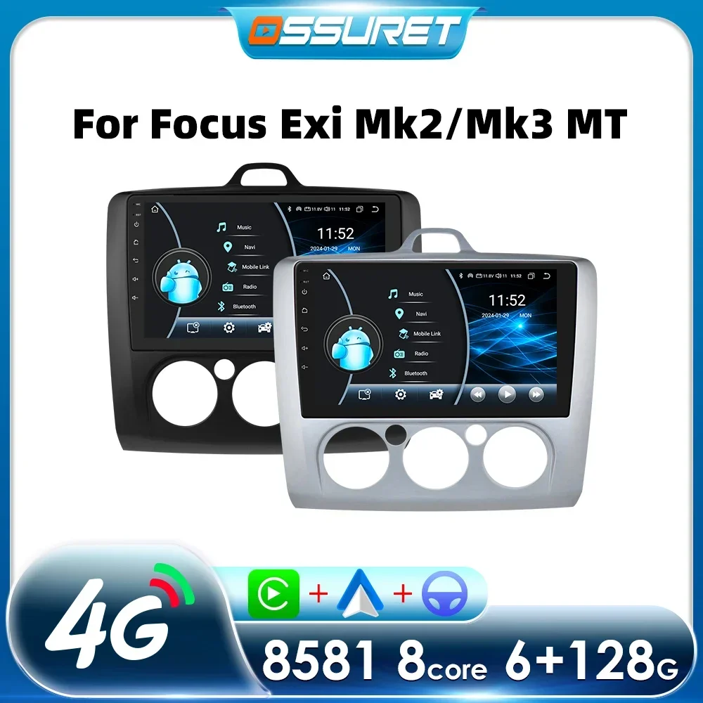 Image of Android Autoradio-Player für Ford Focus 2004-2011 Android Auto Carplay GPS Stereo 8581 Auto intelligente Multimedia-Hea dunit