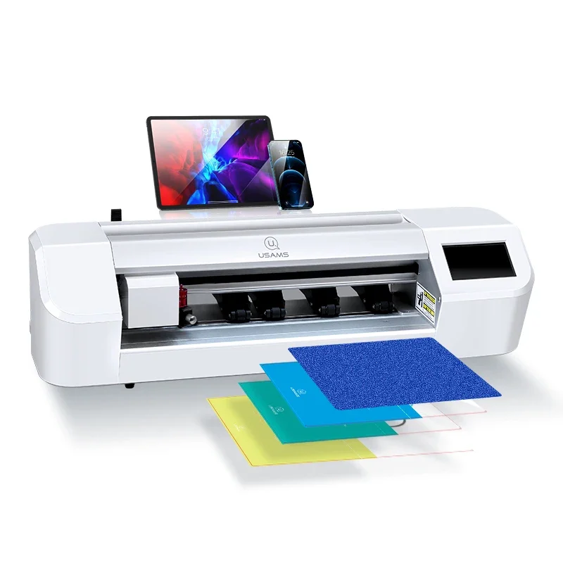 USAMS ZB229 Intelligent Tablets Phone Screen Protector Cutting Soft TPU Hydrogel Film Plotter Cutter Hydrogel Machine