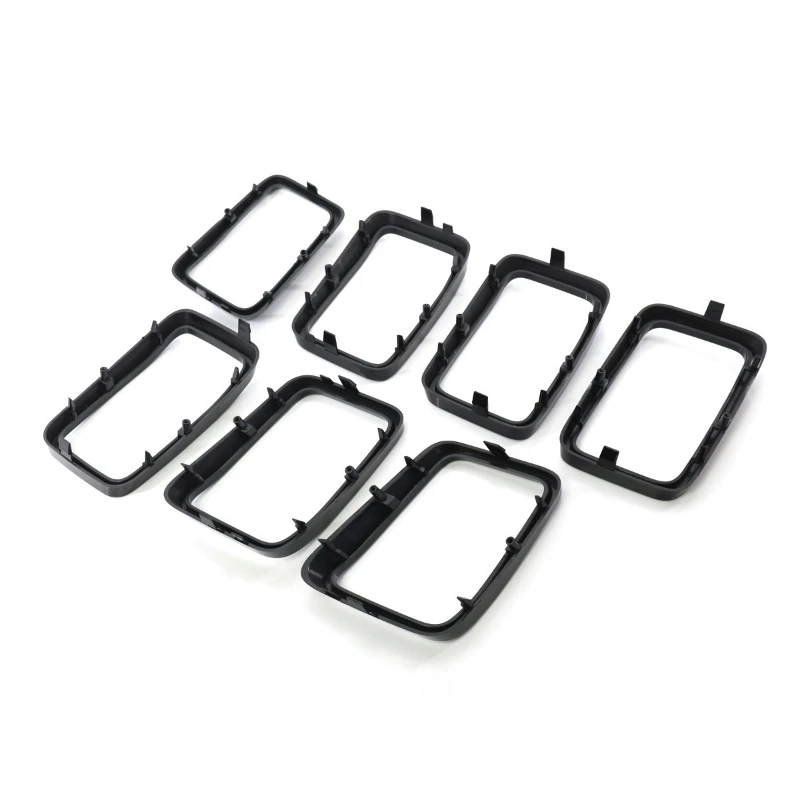 

Suitable for 17-21 Jeep Grand Cherokee medium mesh frame, bright black front bar decorative grille