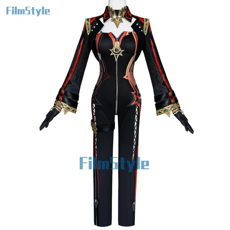 Traje de juego Genshin Impact mamuika Pyro Archon para mujer, monos magníficos, uniforme de Cosplay, traje de fiesta de Halloween