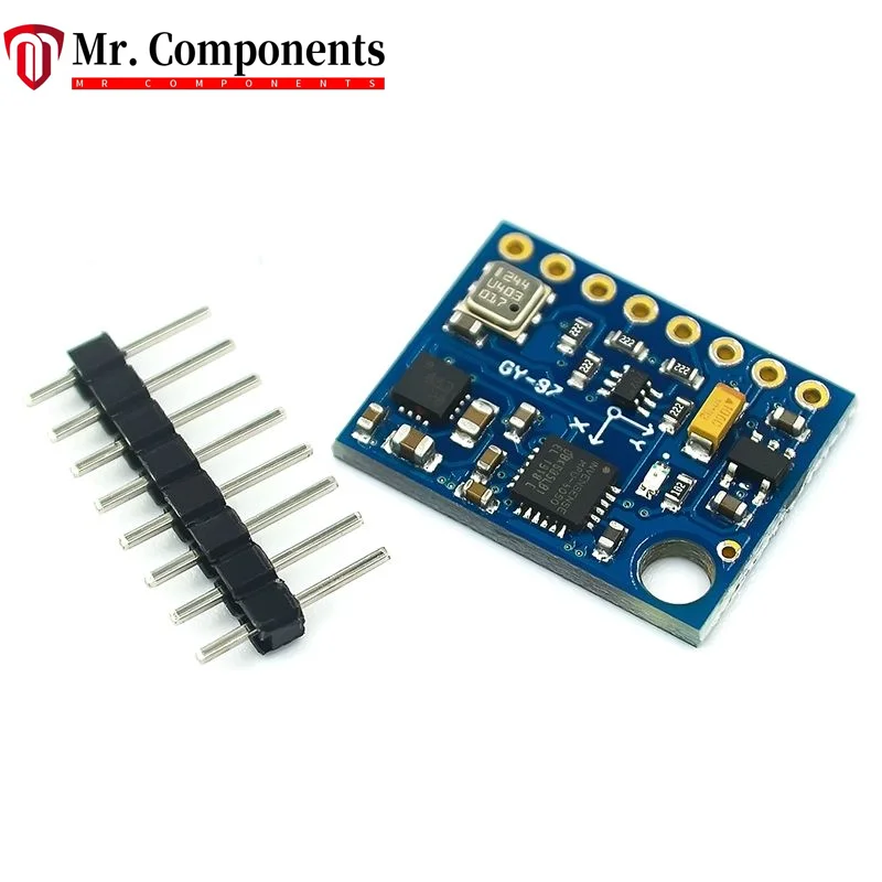 1PCS GY-87 10DOF MPU6050 HMC5883L BMP180 Chip Module IIC IC2 MWC Flight Control Sensor Module MS5611-01BA03 QFN-8 In Stock