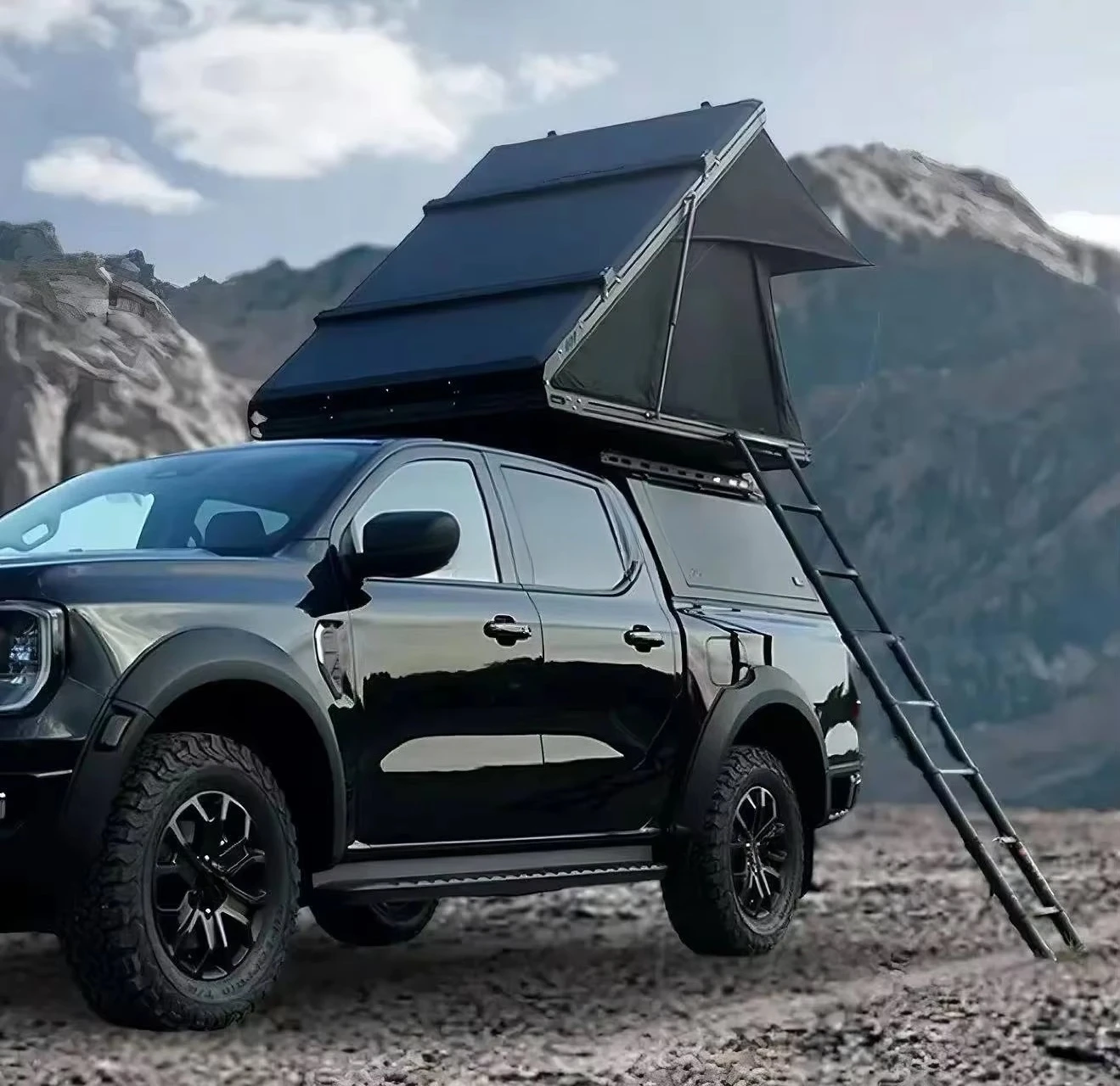 

Factory Directly Supply Aluminium Hard Shell Car Roof Top Tent with Luggage Racks for Sale Waterproof