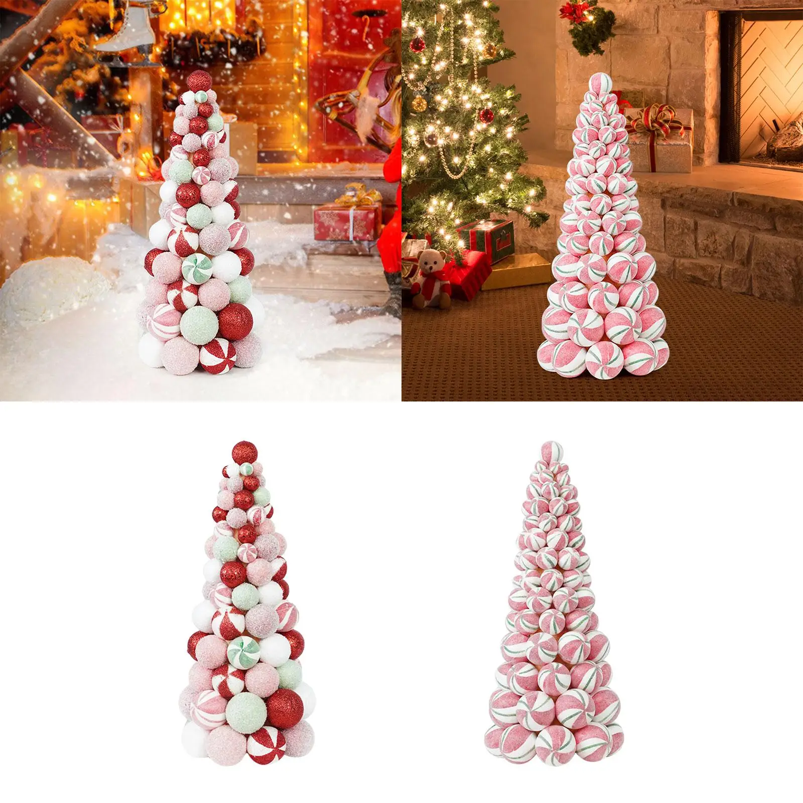 クリスマスボールの木の飾り,クリスマスの飾り,誕生日のクリスマスツリー,テーブルの暖炉,パーティーギフト
