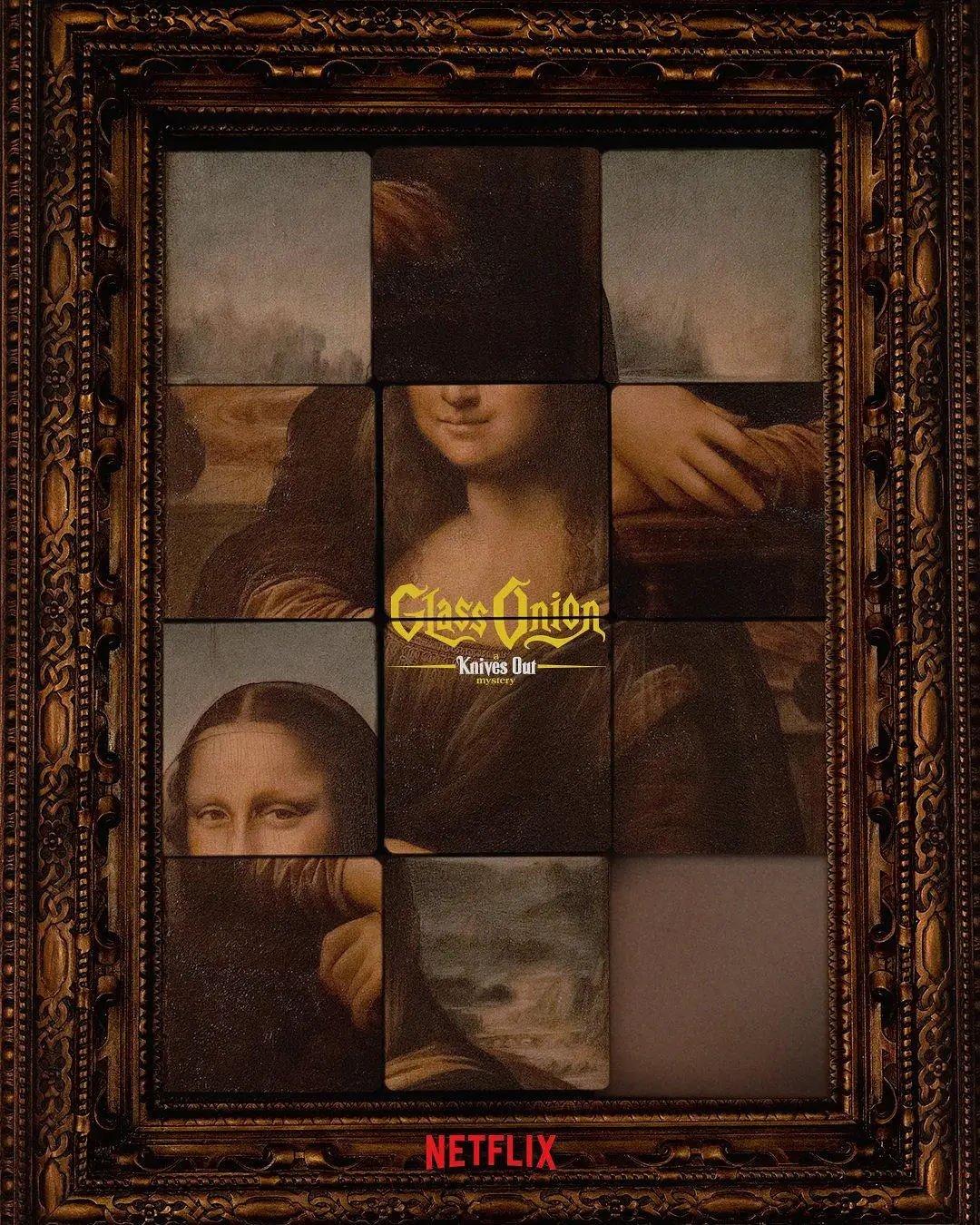 Movie Glass Onion: A Knives Out Mystery (2022)SILK POSTER Wall painting