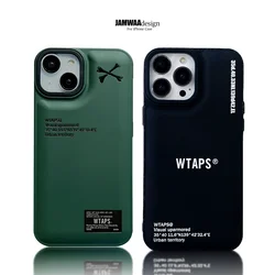 Giappone Marca WTAPS @ Territorio Urbano Bone Cassa Del Telefono Per iPhone 11 12 13 14 15 Pro Max 13Pro iphone15 Tokyo Buffer Cover Coque