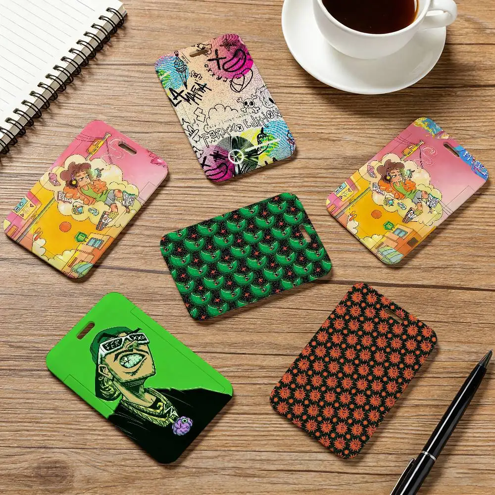 

Singer F-Feid Neck Strap Lanyard Card Holder ID Bus Card Cover Badge Holder Pass Hang Rope Lariat Gifts Keys Accessories