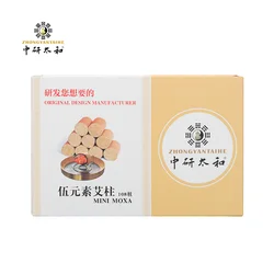 ZHONGYAN TAIHE Moxibustion Natural Mugwort Does Not Fall Ashes Easy To Use Pain Relief Mini Moxa Stick Moxa Stick Column 108 Pcs