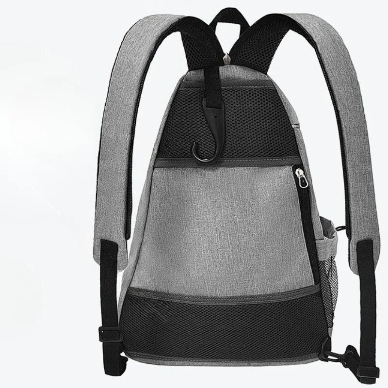 Fashionable New Pickleball Racket Backpack, Sports Triangle Backpack, Tennis Badminton Bag, Single Shoulder Casual Backpack