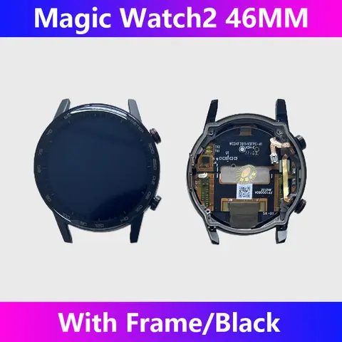 For HuaWei Honor Magic Watch 2 LCD Touch Screen OLED Display Digitizer Assembly For Honor Watch2 Display 46mm With frame