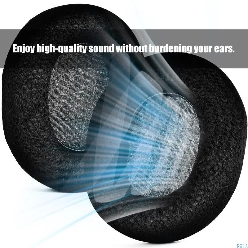 R91A Thay thế Ear Pad Earphone Badion Repair cho E900/E900 Tiếng ồn cô lập nghe tiếng xốp E900/E900