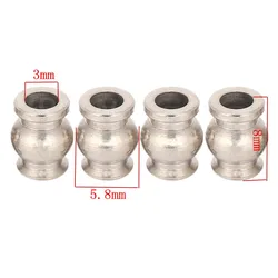 HSP Racing Spare Parts 60039 Rear Hub Carrier Ball 5.8mm*4Pcs For 1/8 Scale Models RC Cars 4WD Nitro Power Off Road Truck Buggy