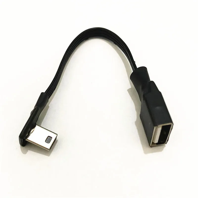 Кабель Mini usb otg из мягкого силикона, кабель Mini USB «папа»-«мама» usb2.0 OTG для подключения автомобильного U-диска 0,1 м/0,2 м